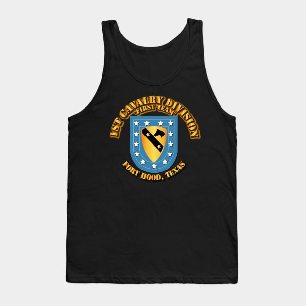 1st Cavalry Division - Flash DUI Tank Top by twix123844